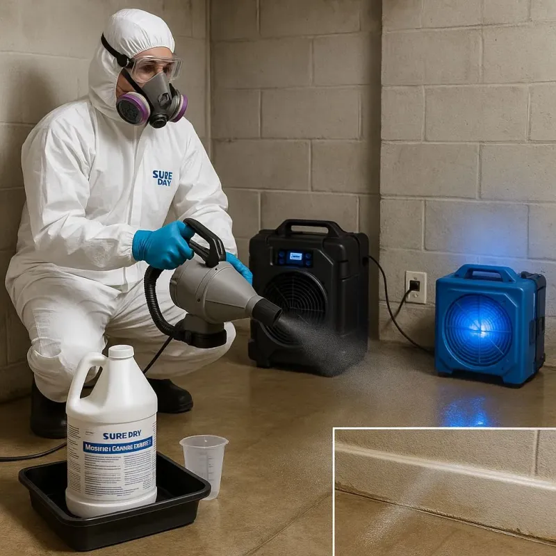 Sanitization and Odor Removal process in Sandy Springs, GA